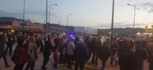 Μεγάλη συμμετοχή στη διαμαρτυρία για το οδικό δίκτυο του νότου