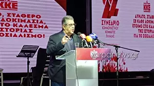 Δημήτρης Κουτσούμπας από τα Χανιά: "Όσοι εκμεταλλεύονται αγρότη και εργάτη, απέναντί τους θα μας βρουν, όταν ξεσπάσει η μάχη" | Video