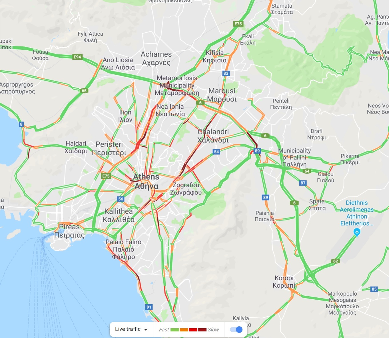 κινηση δρομουσ