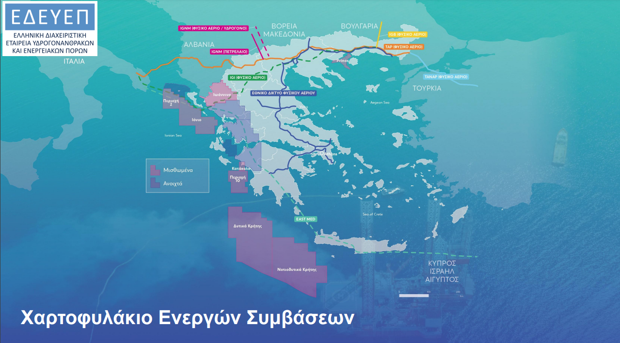 χαρτης υδρογονάνθρακες