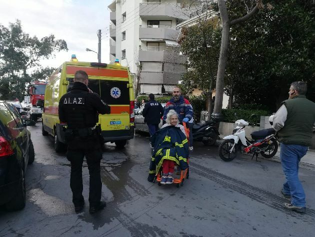 φωτια παλαιο φαληρο