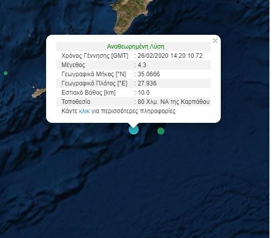 ΣΕΙΣΜΟΣ ΤΩΡΑ