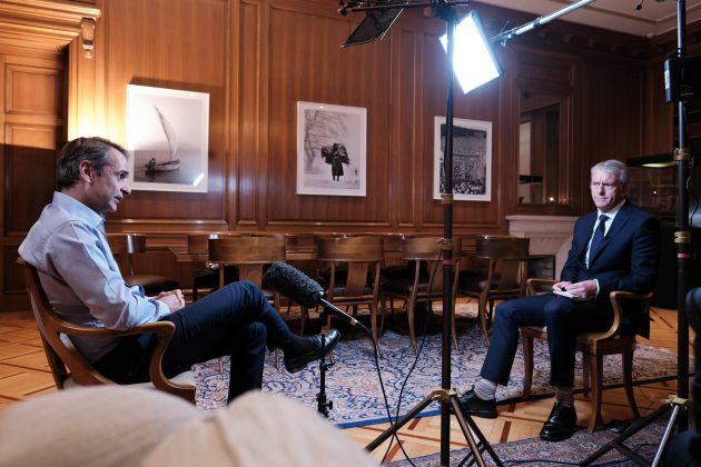 cnn μητσοτακης συνεντευξη