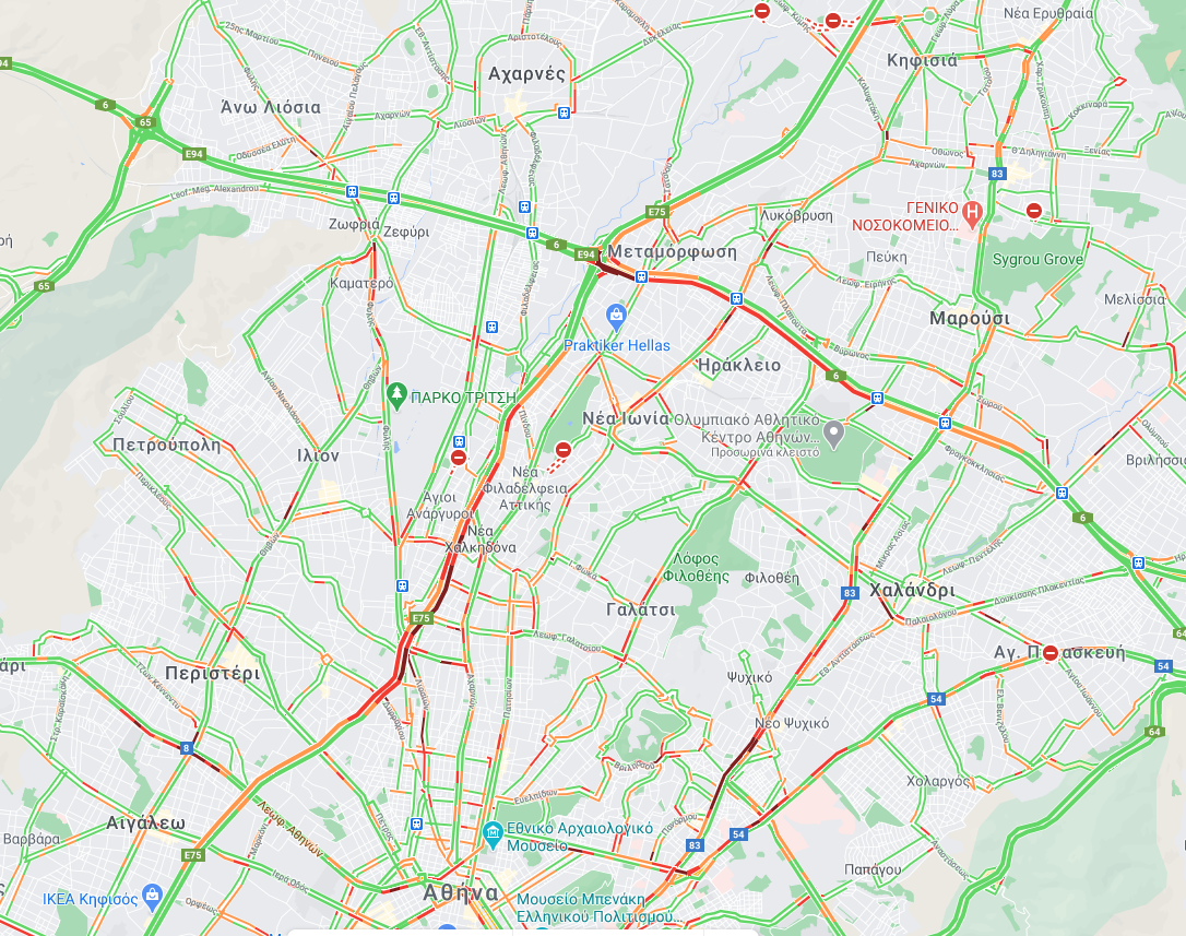 Αττική Όδος: Κυκλοφοριακό κομφούζιο