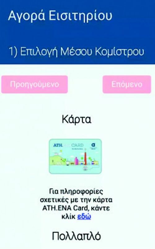 eisitirio me kinito fortisi