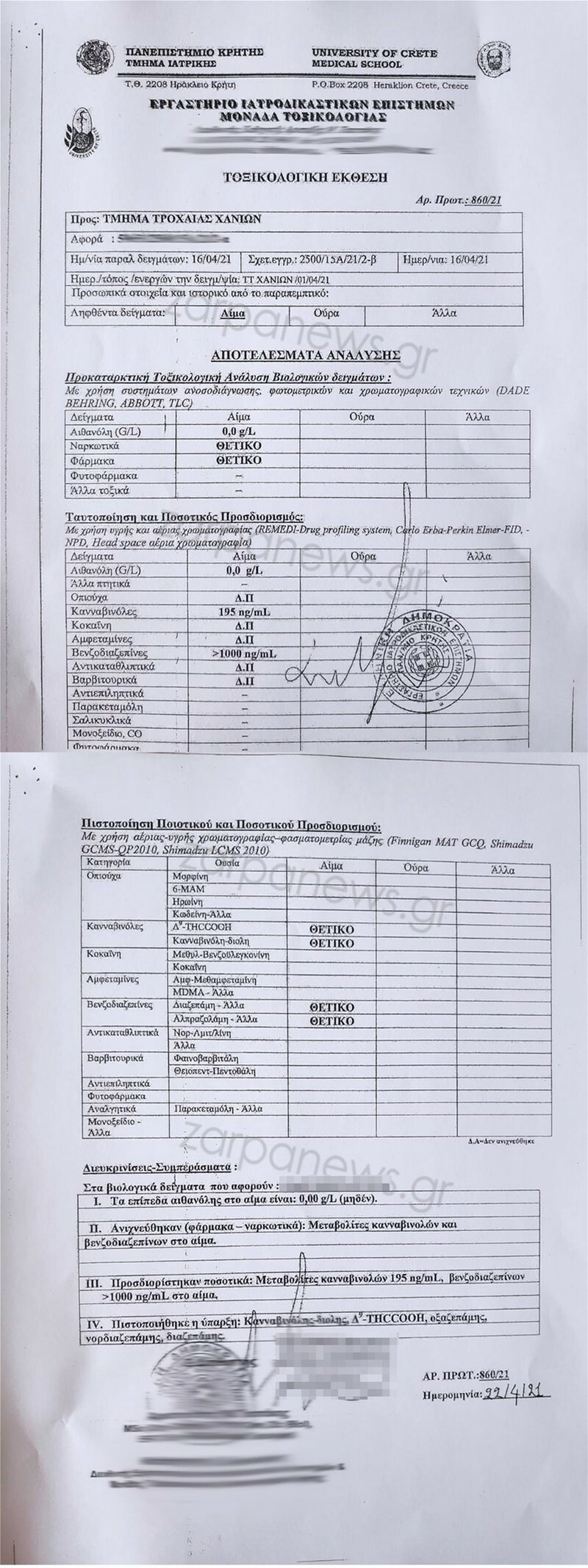 gaudos troxaio distixima astinomia ekthesi zarpanews