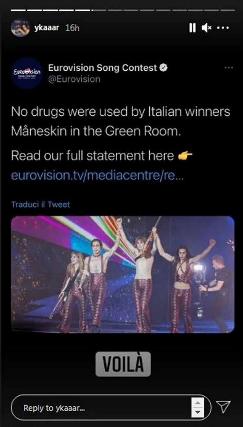 damiano david eurovision nikitis narkwtika athwwsi antidrasi