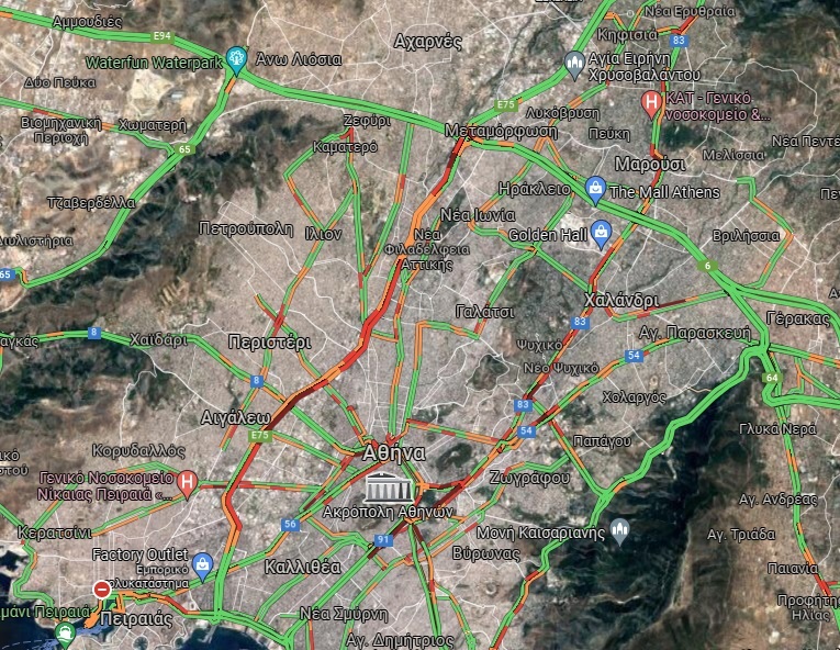 Μποτιλιάρισμα στον Κηφισό