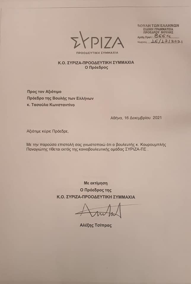 ΔΙΑΓΡΑΦΗ ΚΟΥΡΟΥΜΠΛΗ