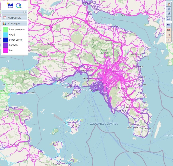 Κακοκαιρία «Φίλιππος» στην Αττική