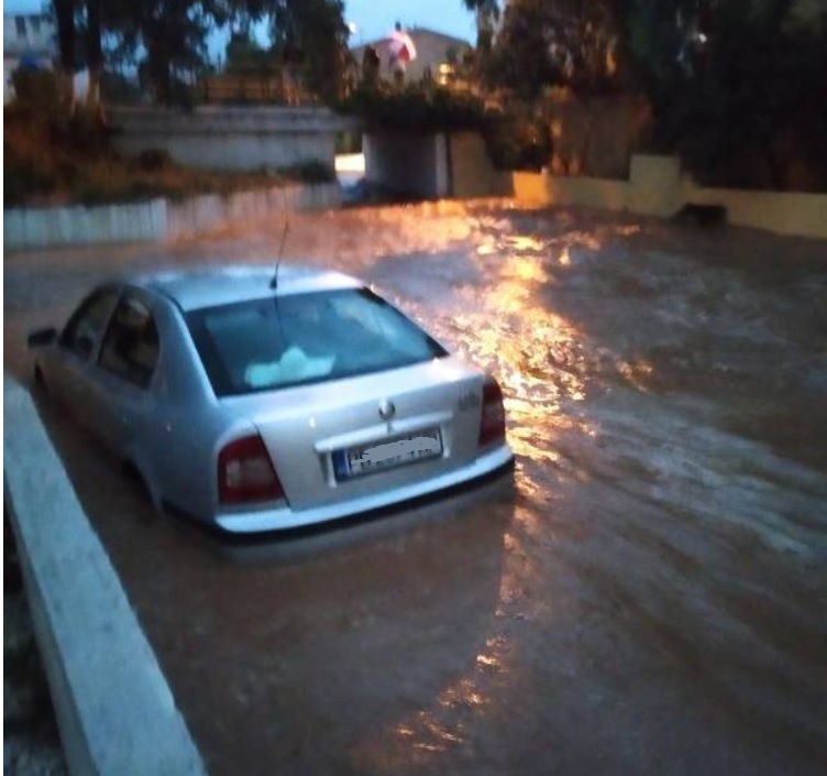 Κακοκαιρία στη Θάσο