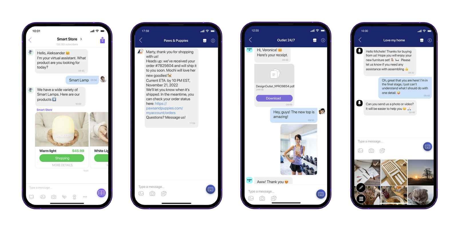 Providing around sales customer support courtesy of Viber