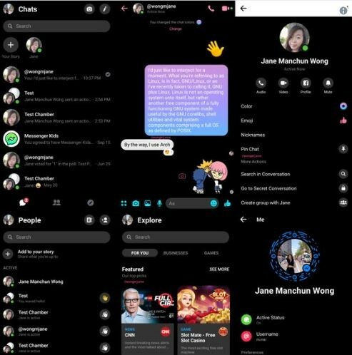 dark mode
