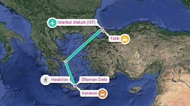 διαφημισιη χαρτης οθωμανικη κρητη