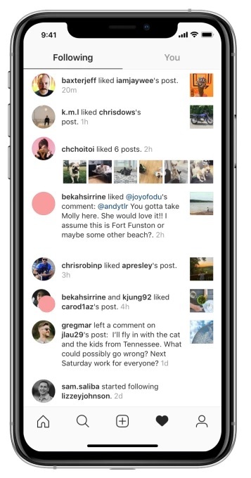instagram following 1