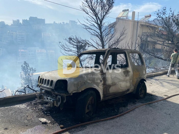 καμμένο αμάξι