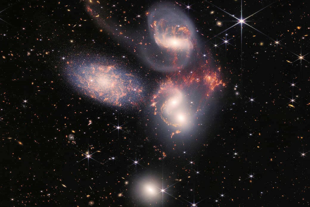 main image galaxies stephans quintet sq nircam miri final 5mb