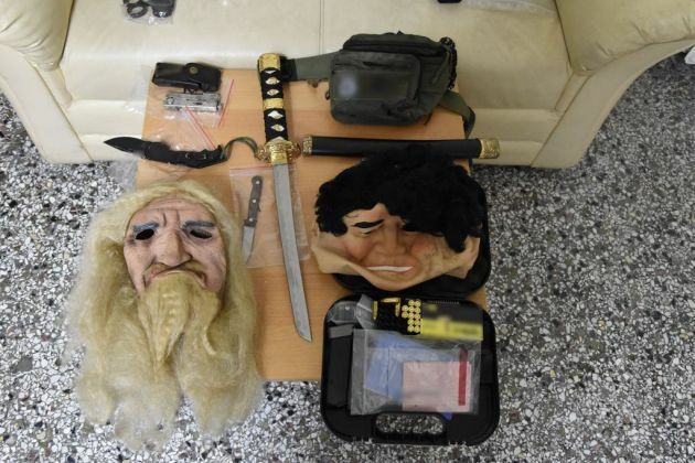 συμπλοκη βοιωτια οπλα μασκες