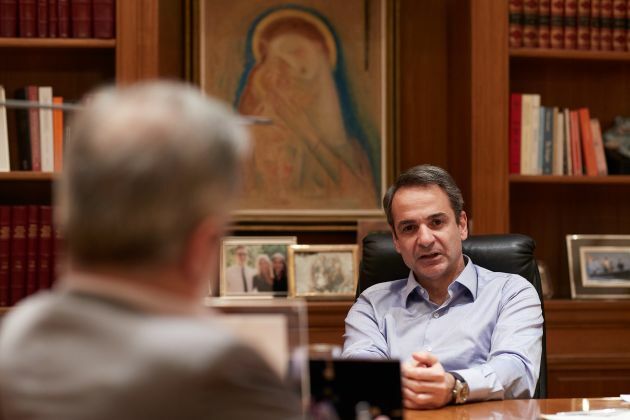 μητσοτακης συνεντευξη πρωτο θεμα κορονοϊό