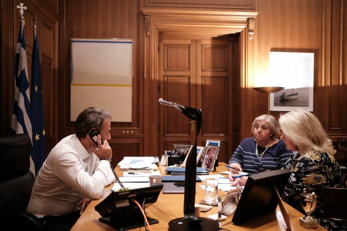 τηλεφωνο Μητσοτάκη Μαξίμου