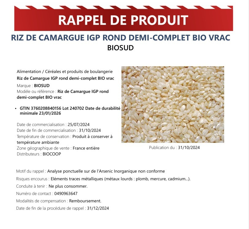 ανακληση ρυζι