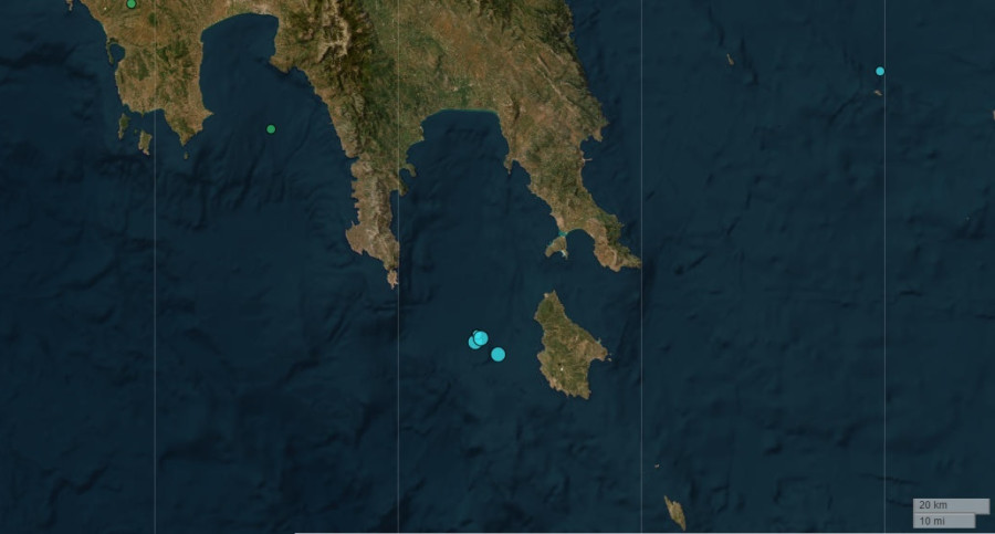 σεισμος τωρα Κυθηρα