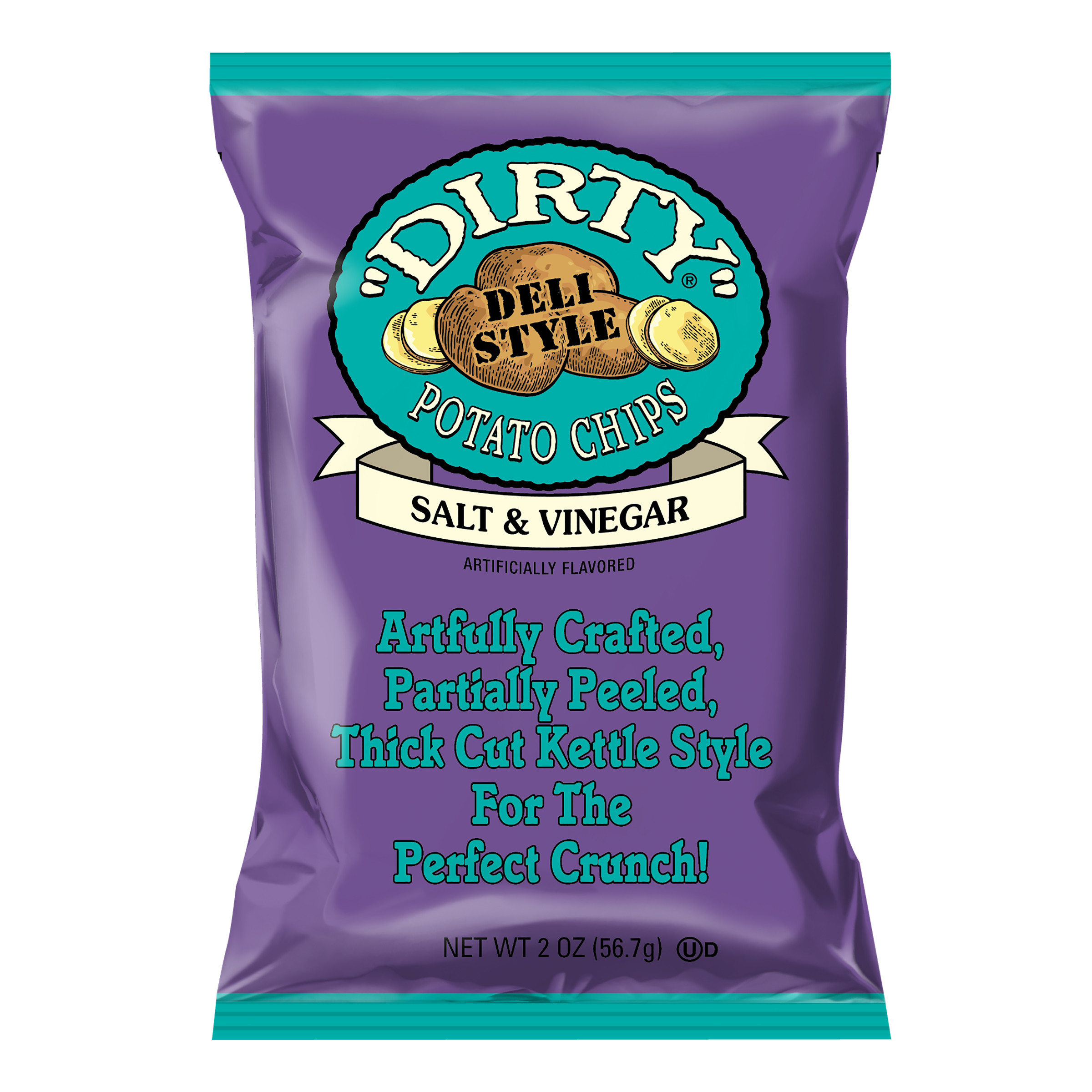 0 83791 52014 8 DTY 2oz Salt Vinegar Chips Bag front 86b2b