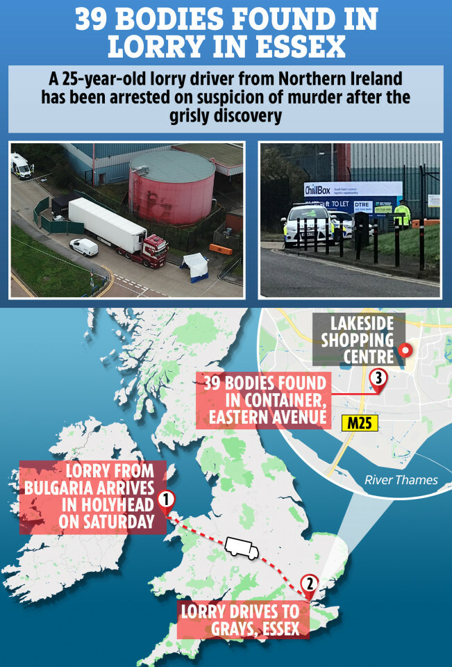 φρίκη στη Βρετανία 39 πτώματα