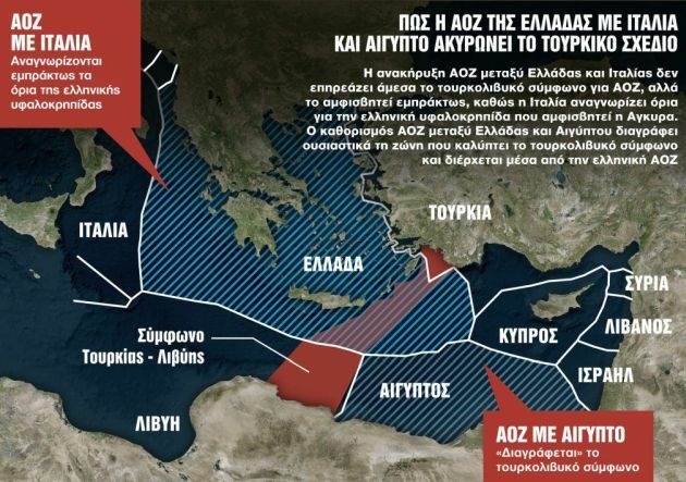 χαρτης αοζ ελλάδα ιταλια
