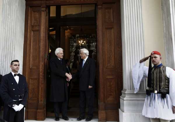 Συνάντηση Παυλόπουλο με τον Πρόεδρο της ιταλικής Δημοκρατίας