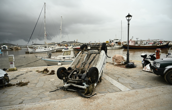 Κακοκαιρία: Μήνυμα 112 στο Βόρειο Αιγαίο - «Προσοχή στις μετακινήσεις»