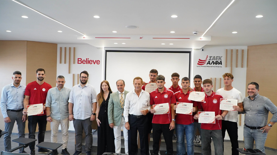 Ανώτερες Σχολές ΑΛΦΑ: Υποτροφίες Σπουδών για 10η συνεχή χρονιά στις Κ19 & Κ23 της ΠΑΕ ΟΛΥΜΠΙΑΚΟΣ