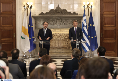 Μητσοτάκης: «Ελλάδα και Κύπρος είμαστε δυο αξιόπιστοι μεσολαβητές στη Μέση Ανατολή»