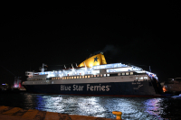 Νεκρός 20χρονος ναυτικός στο Blue Star Χίος - Πιάστηκε σε συρόμενη πόρτα σε γκαράζ πλοίου