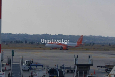 Αναγκαστική προσγείωση αεροσκάφους στη Θεσσαλονίκη