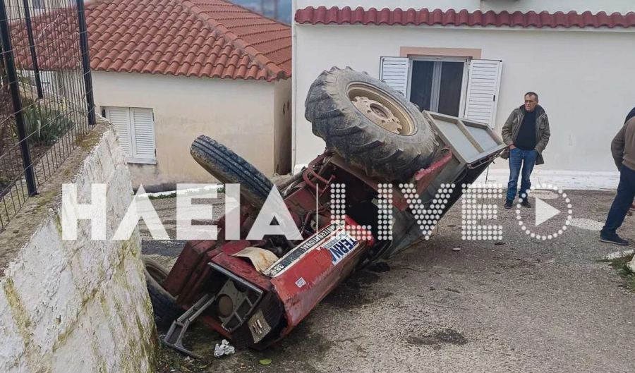 Πύργος: 77χρονος καταπλακώθηκε από το τρακτέρ του (εικόνες)