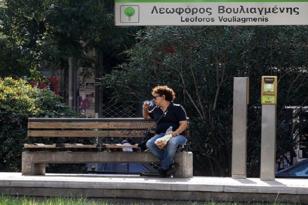 Κλειστό τμήμα του τραμ το Σάββατο