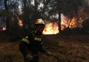 Πυρκαγιά στην περιοχή Άμπελος στην Αχαΐα