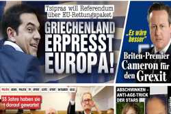 Δημοψήφισμα: "Ο Τσίπρας εκβιάζει την Ευρώπη" γράφει ο Γερμανικός τύπος
