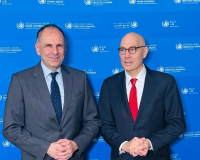 Συνάντηση Γεραπετρίτη με τον Ύπατο Αρμοστή του ΟΗΕ για τα Ανθρώπινα Δικαιώματα στη Γενεύη