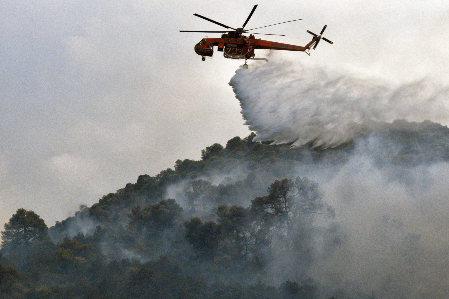 Φωτιά στην Ποντοηράκλεια στο Κιλκίς