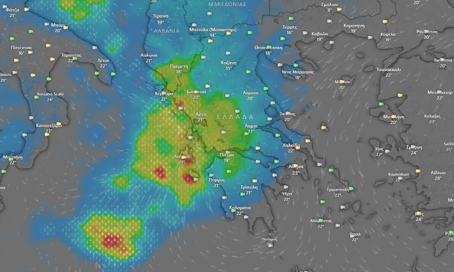 Κακοκαιρία προ των πυλών: Η μέρα που θα πέσουν καταιγίδες σχεδόν σε όλη τη χώρα