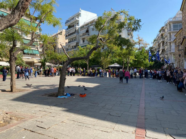 Ιστορική κοσμοσυρροή στον Αγ. Δημήτριο Αμπελοκήπων (βίντεο)