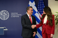 Συνάντηση Γκίλφοϊλ - Παπασταύρου: Η ενέργεια βρίσκεται στον πυρήνα της σχέσης ΗΠΑ-Ελλάδας