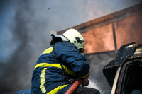 Φωτιά σε βιοτεχνία χαρτικών στο Κάτω Σχολάρι Θεσσαλονίκης