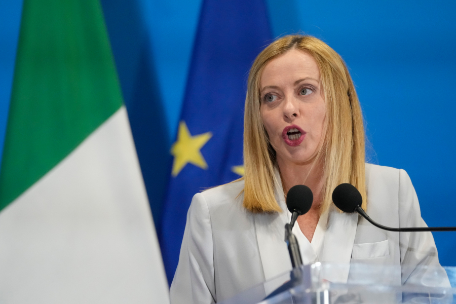 Μελόνι: Οι δύο όροι για την αναγνώριση του κράτους της Παλαιστίνης