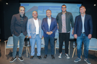 Παρουσίαση του 7ου FIBA 3X3 Stoiximan AegeanBall Festival - Μπάσκετ με φόντο το Αιγαίο
