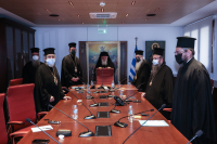 ΙΕΡΑ ΣΥΝΟΔΟΣ ΑΡΧΙΕΠΙΣΚΟΠΟΣ ΙΕΡΩΝΥΜΟΣ ΣΥΝΕΔΡΙΑΣΗ ΜΕΣΩ ΤΗΛΕΔΙΑΣΚΕΨΗΣ
