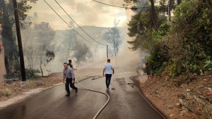 Φωτιά στη Σταμάτα: Προσήχθη ύποπτος για εμπρησμό