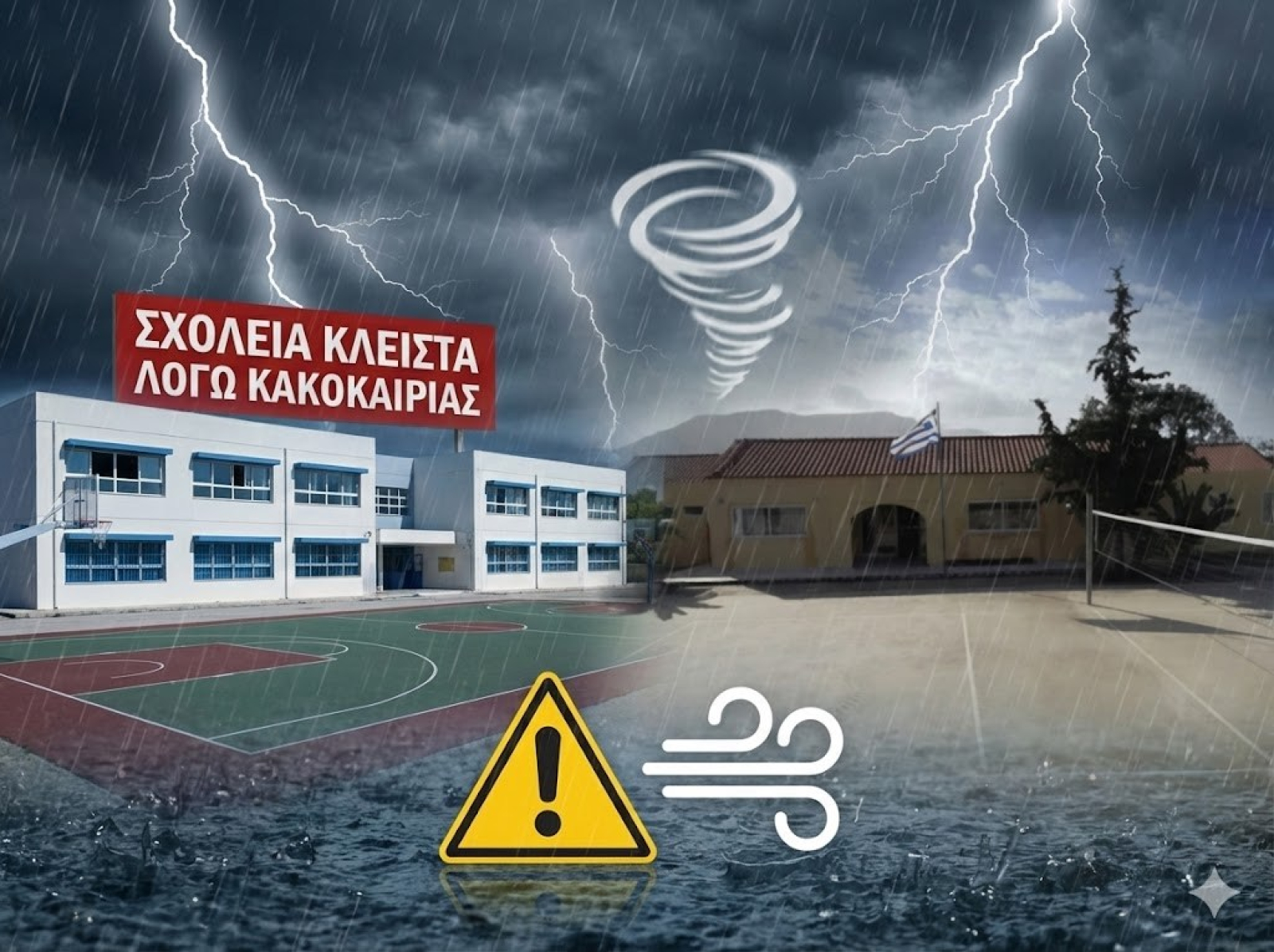 Κλειστά σχολεία αύριο Παρασκευή λόγω κακοκαιρίας - Dnews